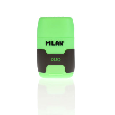 Milan Compact Touch Duo Eraser & Sharpener - Green