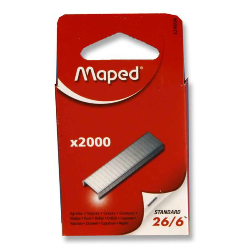 Maped 26/6 Staples - Box of 2000