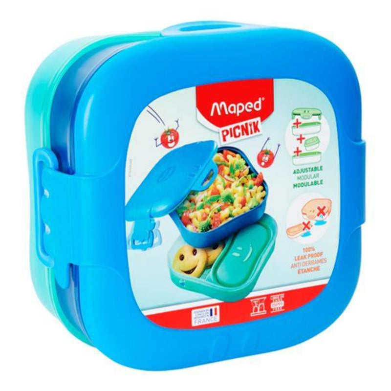 Maped Picnik Kids Leak Proof & Adjustable Lunch Box - Blue