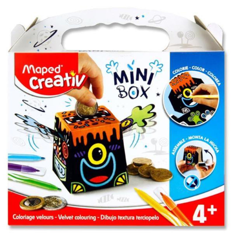 Maped Creativ Mini Box - Velvet Colouring Money Box
