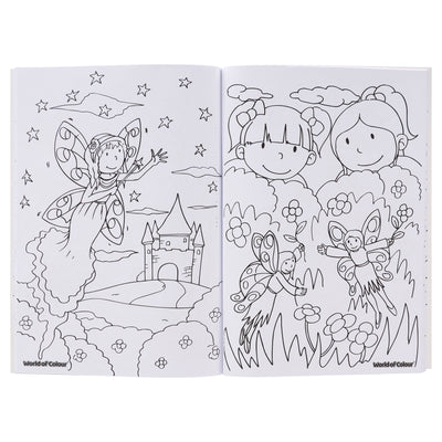 World of Colour A4 Perforated Colour Me Colouring Book - 48 Pages - Weekend Adventures