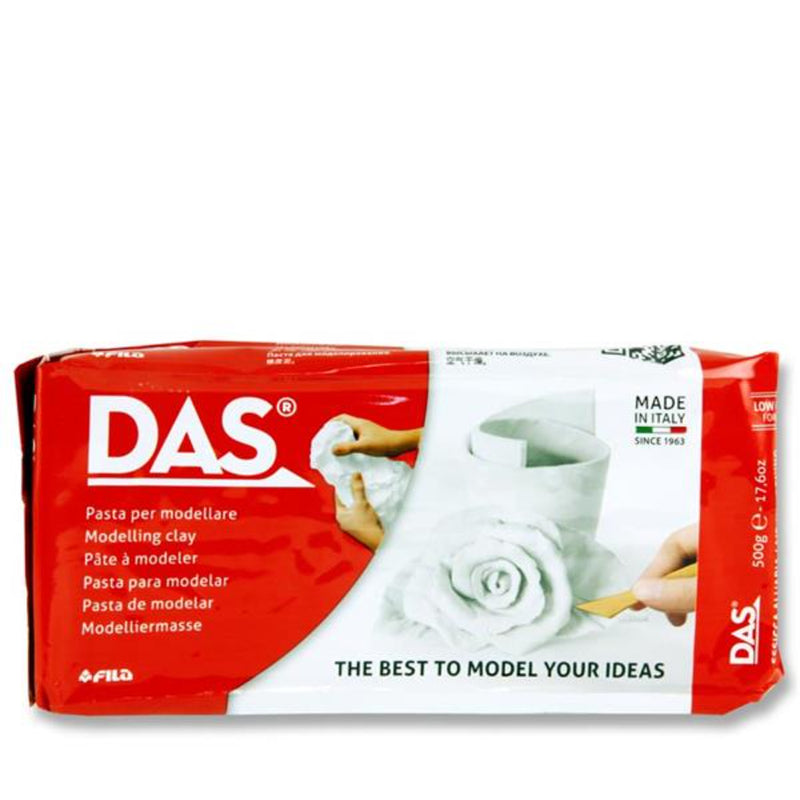 DAS Air Hardening Modelling Clay - White - 1/2kg