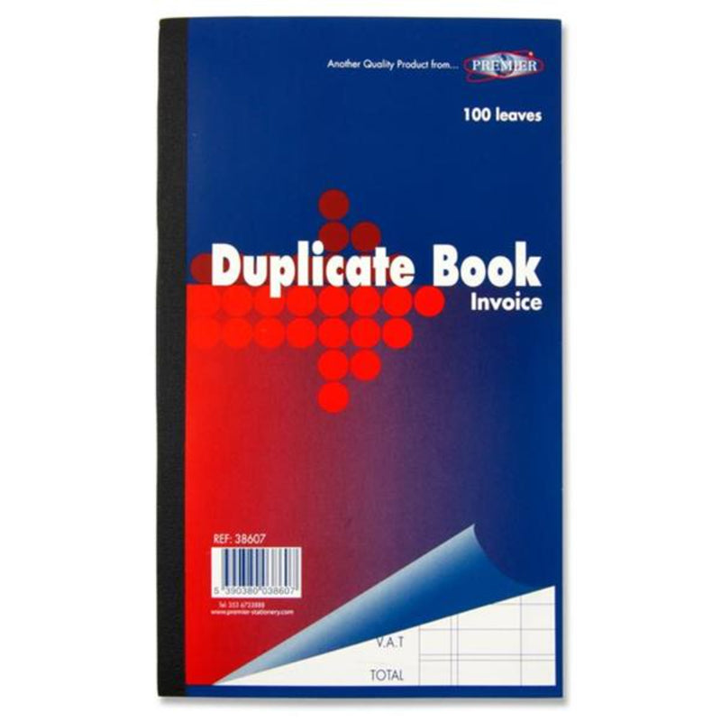 Premier 8.5x5 Invoice Duplicate Book