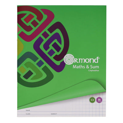 Ormond Multipack | C3 Sum Copies - Squared Paper - 88 Pages - Pack of 5