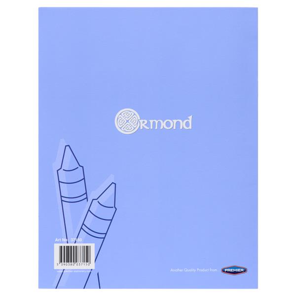 Ormond No.15a Project Book - Top Blank, Bottom Extra Wide Ruled - 40 Pages