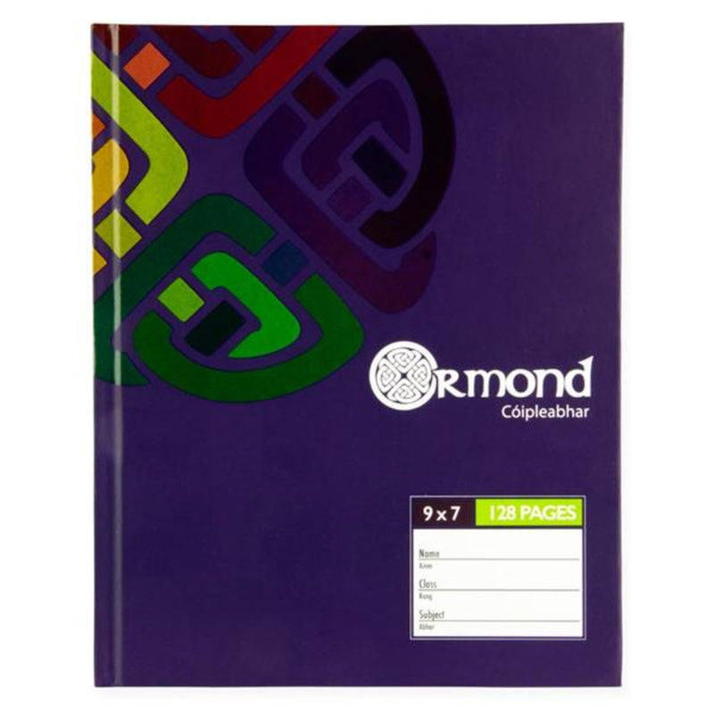 Ormond 9x7 Hardcover Exercise Book - 128 Pages - Purple