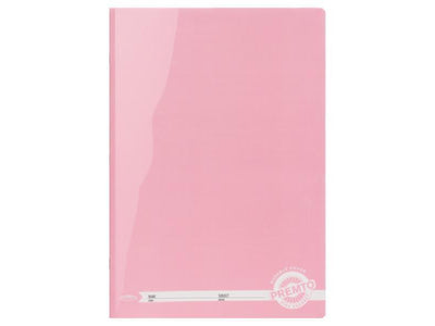 Premto Pastel A4 Durable Cover Manuscript Book - 120 Pages - Pink Sherbet