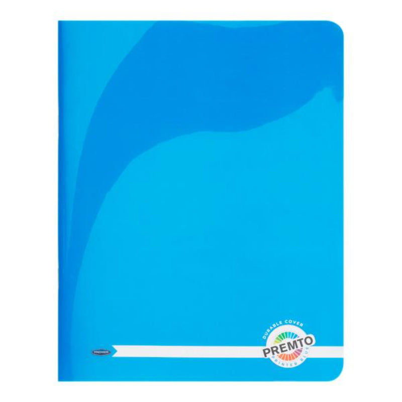 Premto 9x7 Durable Cover Exercise Book - 128 Pages -Printer Blue
