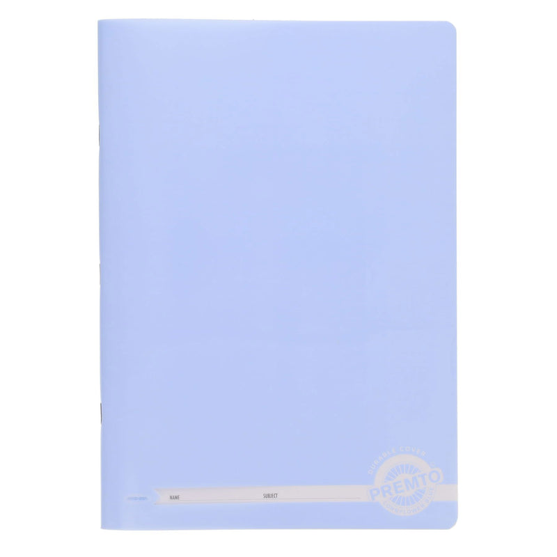 Premto A4 Durable Cover Manuscript Book - 160 Pages - Pastel Cornflower Blue