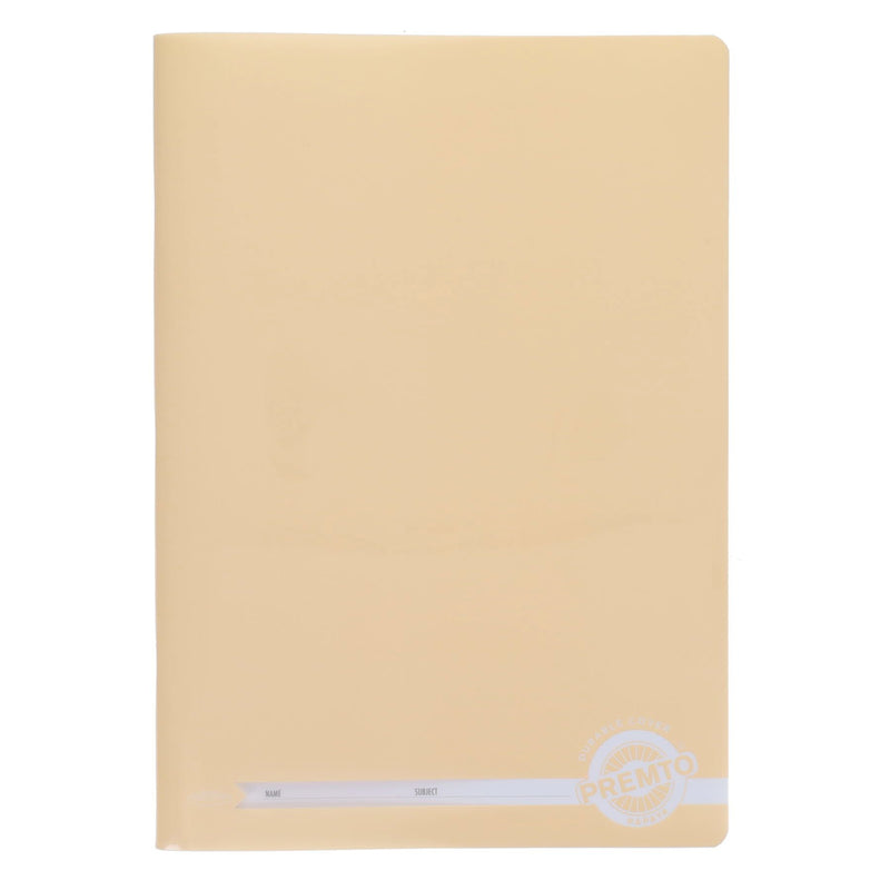 Premto A4 Durable Cover Manuscript Book - 160 Pages - Pastel Papaya