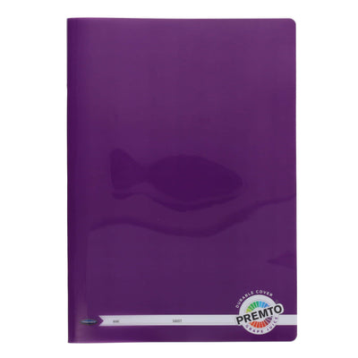 Premto A4 Durable Cover Manuscript Book S1 - 120 Pages - Grape Juice