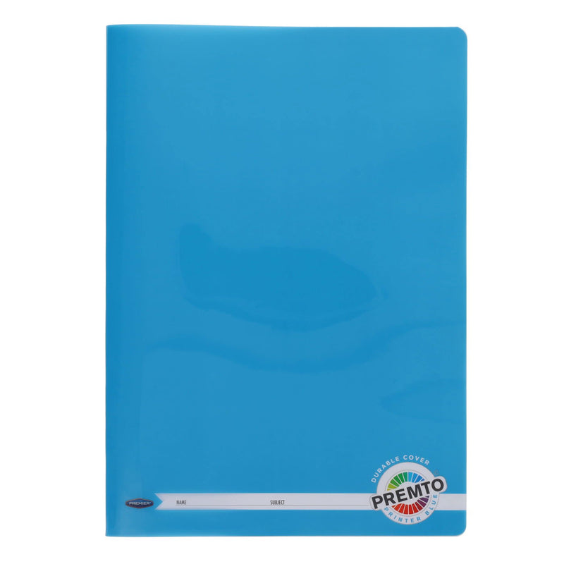 Premto A4 Durable Cover Manuscript Book S1 - 120 Pages - Printer Blue