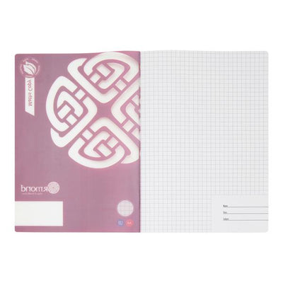 Ormond A4 Durable Cover Maths Copy Book - Squared Pages - 120 Pages