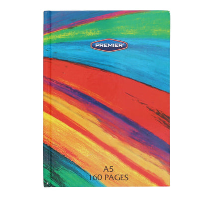 Premier A5 Hardcover Notebook - 160 Pages - Rainbow