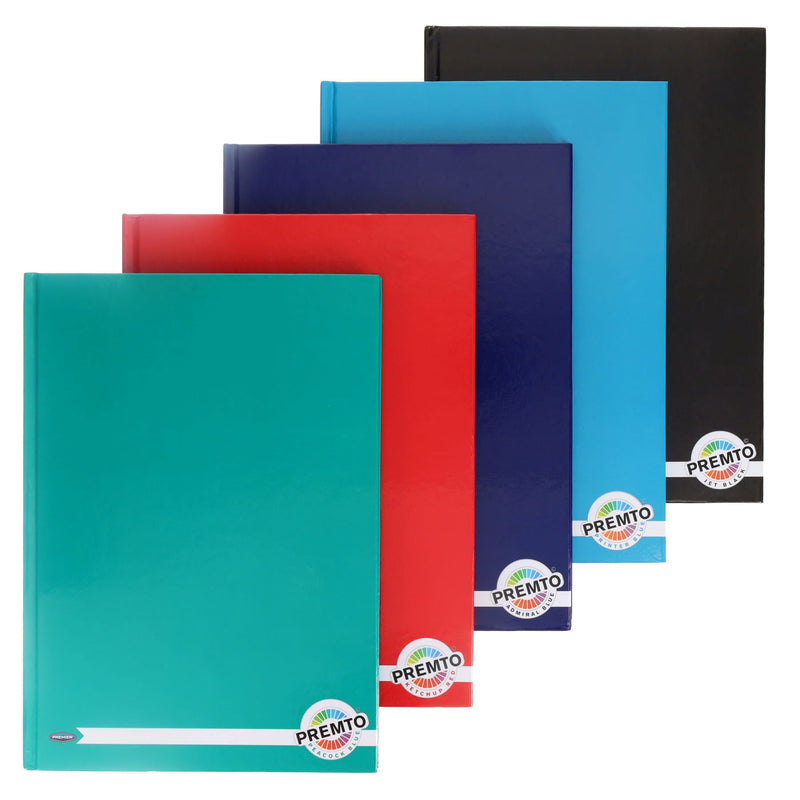 Premto A4 Multipack | Hardcover Notebook - 160 Pages - Series 2 - Pack of 5
