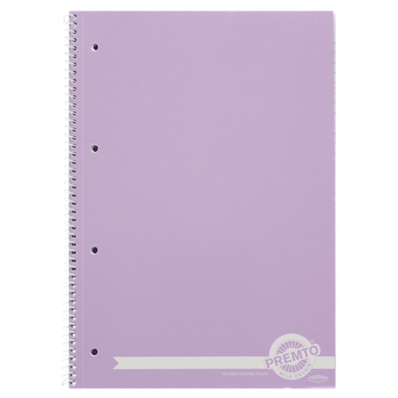 Premto A4 160Pg Spiral Notebook Pastel - Pack of 5