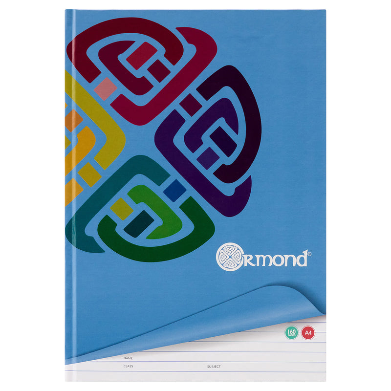 Ormond Multipack | A4 160pg Hardcover Notebook - Pack of 5