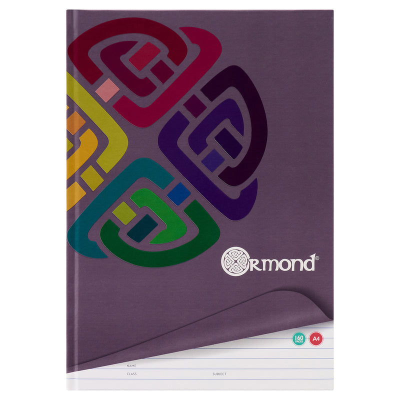 Ormond Multipack | A4 160pg Hardcover Notebook - Pack of 5