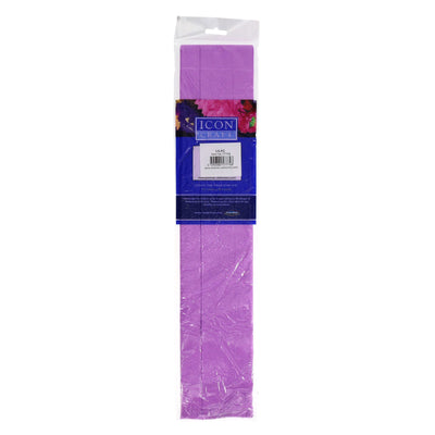 Icon Crepe Paper - 17gsm - 50cm x 250cm - Lilac