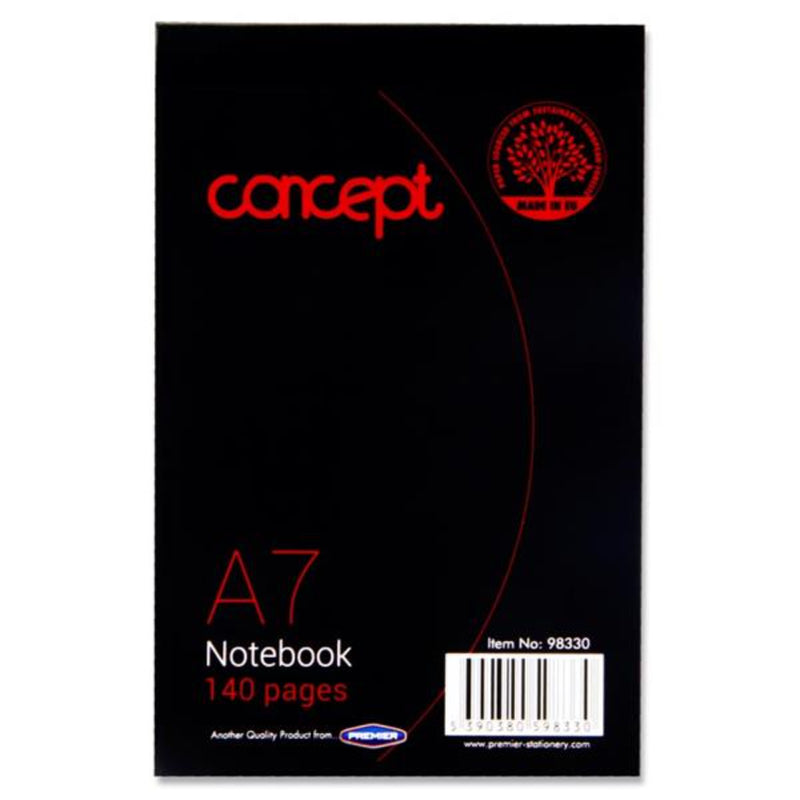 Concept A7 Notebook - 140 Pages