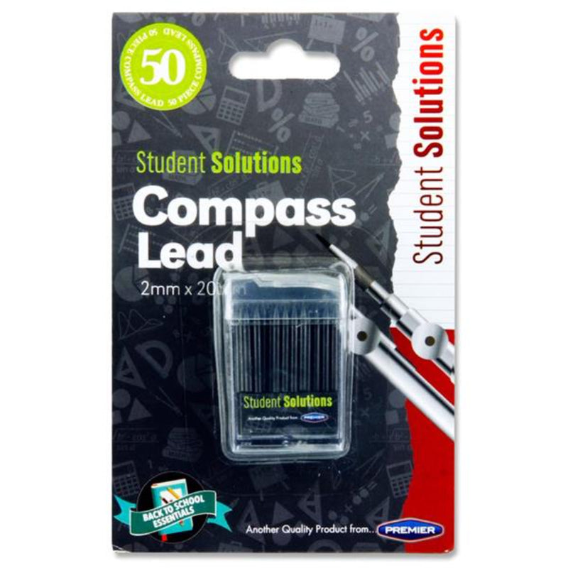 Student Solutions Compass Lead - Black - Pack of 50