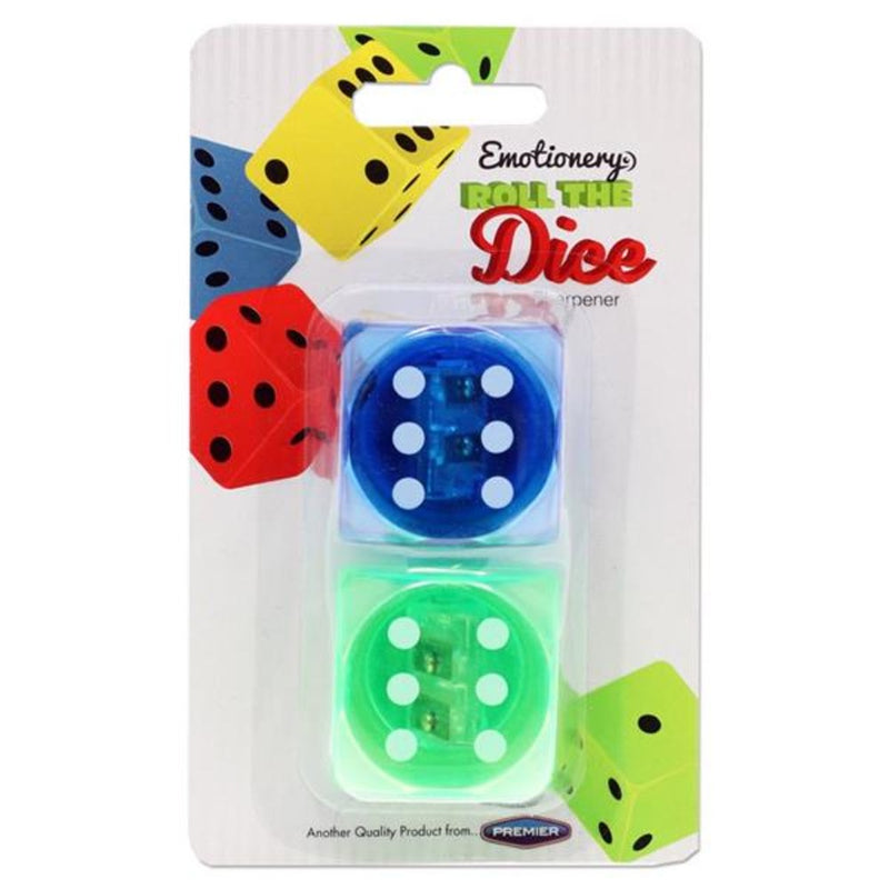 Emotionery Sharpeners - Roll The Dice - Pack of 2