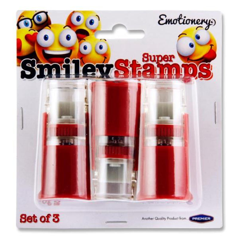 Emotionery Super Smiley Stamps - Pack of 3
