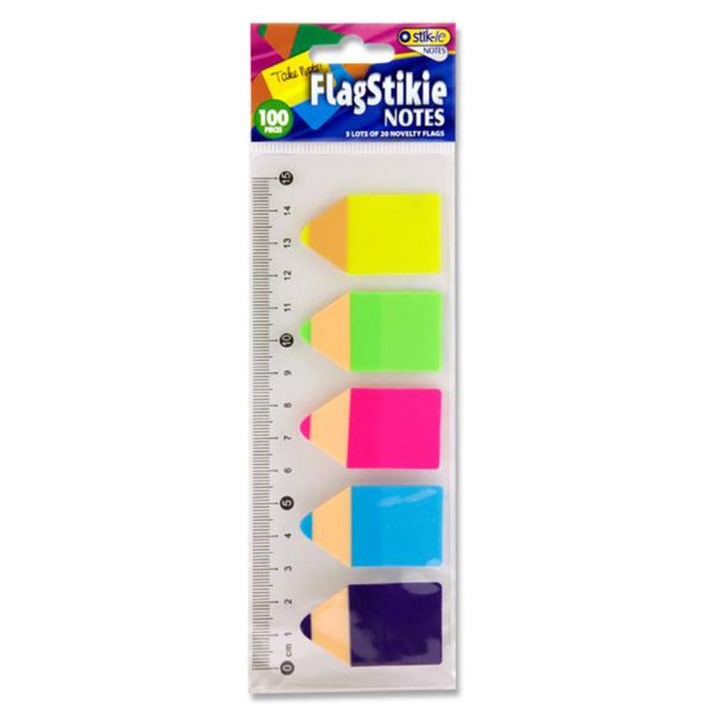 Stik-ie Page Marker Notes in Pencil Shape - Pack of 5