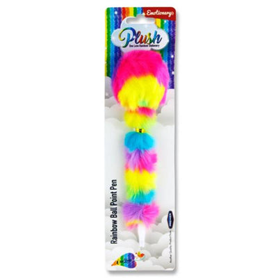 Emotionery Plush Ballpoint Pen - One Love Rainbow