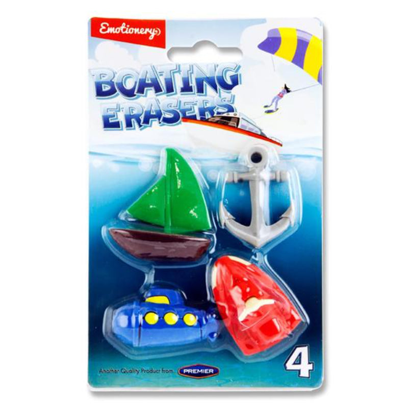 Emotionery Erasers - Boating - Pack of 4