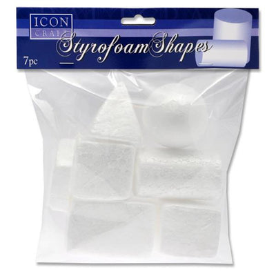 icon-styrofoam-shapes-various-shapes-pack-of-7|Stationery Superstore