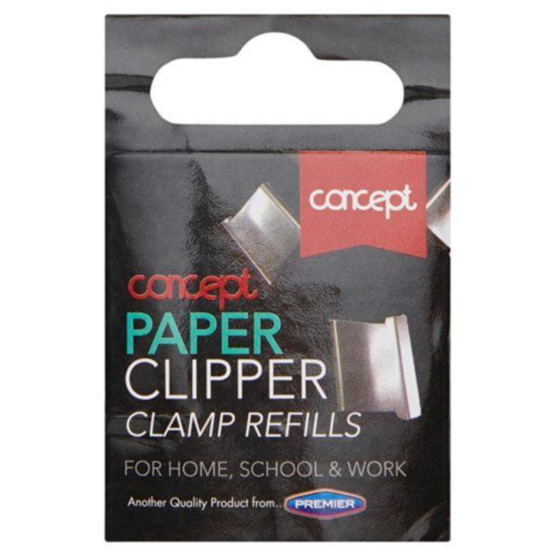Concept 18mm Paper Clipper Clamp Notebook Refills