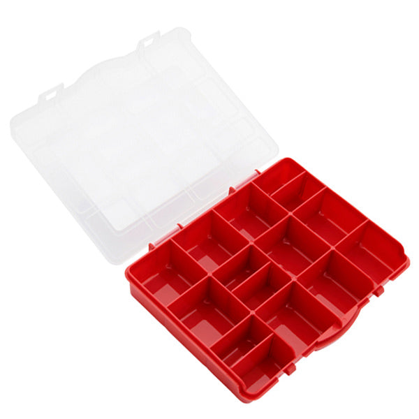 Icon Multipack | 15 Compartment Storage Box - Black & Red