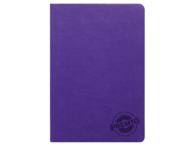 Premto A5 PU Leather Hardcover Notebook - 192 Pages -Grape Juice Purple