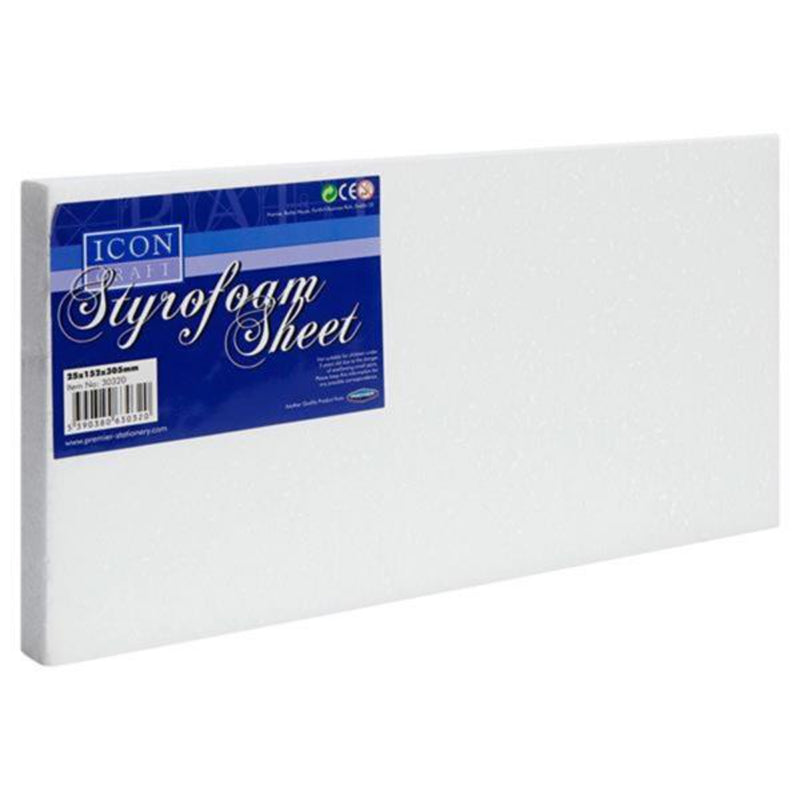 Icon Styrofoam Sheet - 25x152x305mm
