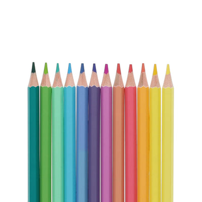 World of Colour Colouring Pencils - Pastel - Pack of 12