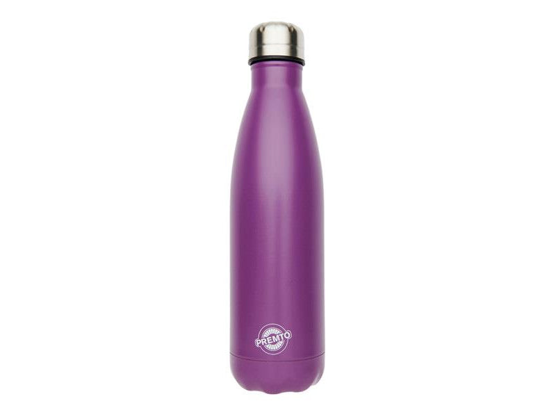 Premto 500ml Stainless Steel Water Bottle - Grape Juice Purple