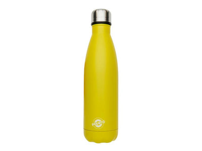 Premto 500ml Stainless Steel Water Bottle - Sunshine Yellow