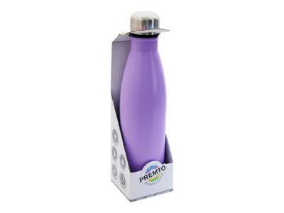 Premto Pastel 500ml Stainless Steel Water Bottle - Wild Orchid Purple