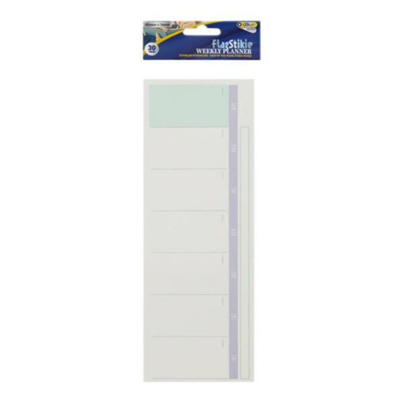 Stik-ie Weekly Planner Sheets - 202x76mm - Pack of 30
