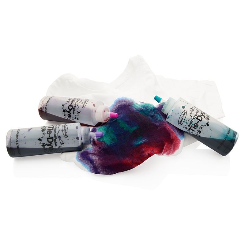 World of Colour Tie-Dye Kit - Purple/Teal/Fuschia