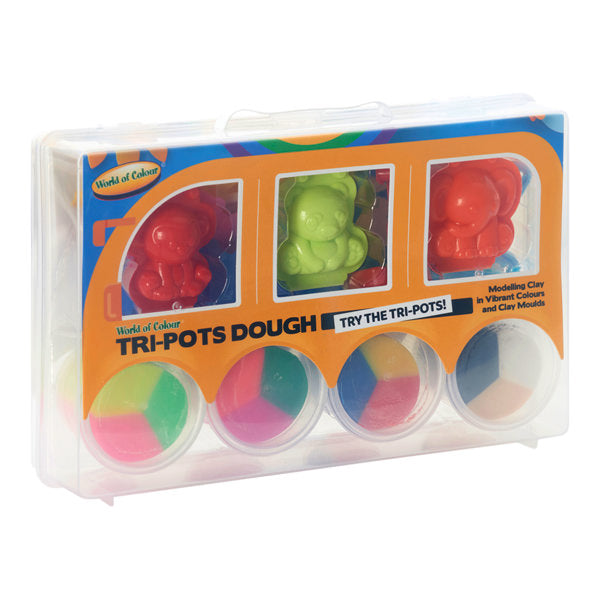 World of Colour Tri-Pots Dough & Moulds Set
