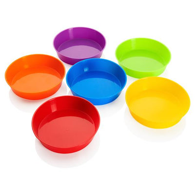 Clever Kidz Sorting Bowls - Round - Pack of 6