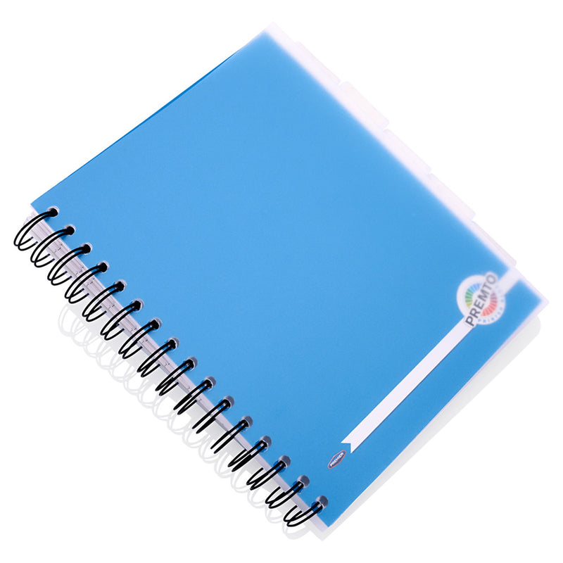 Premto A5 5 Subject Project Book - 250 Pages - Printer Blue
