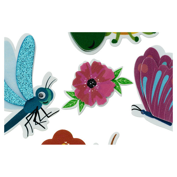 Crafty Bitz Squishy Foam Stickers - Bugs And Butterflies 2 - Pack of 8