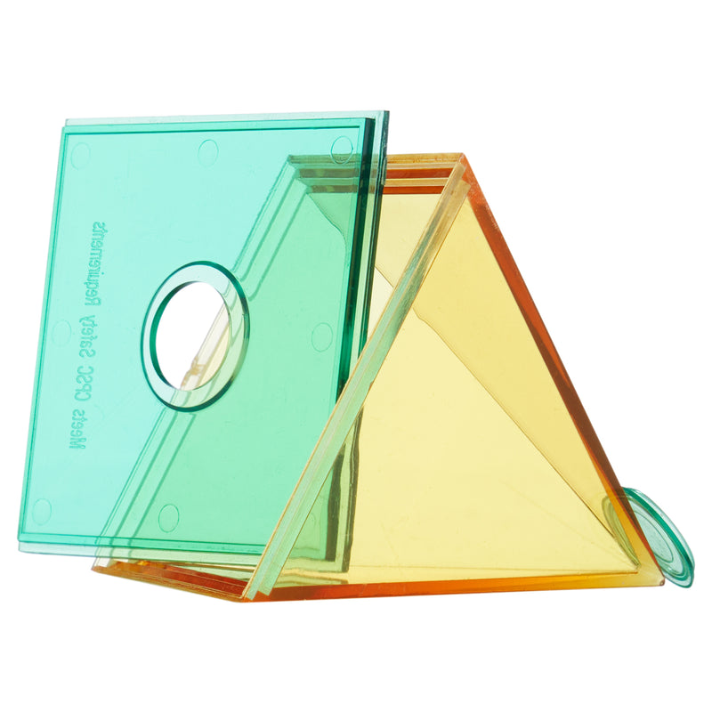 Clever Kidz See Through Geometric Shapes -7 Assorted