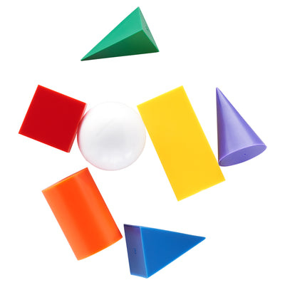 Clever Kidz Relational Geometric Shapes - 7 Assorted