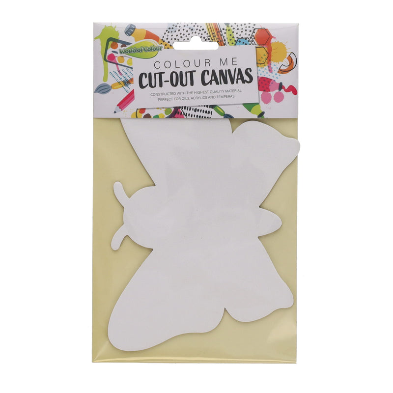 World of Colour Cut Out Canvas - Butterfly