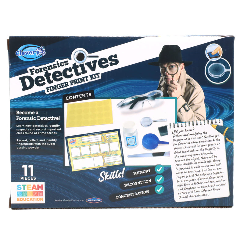 Clever Kidz Forensics Detectives Finger Print Kit