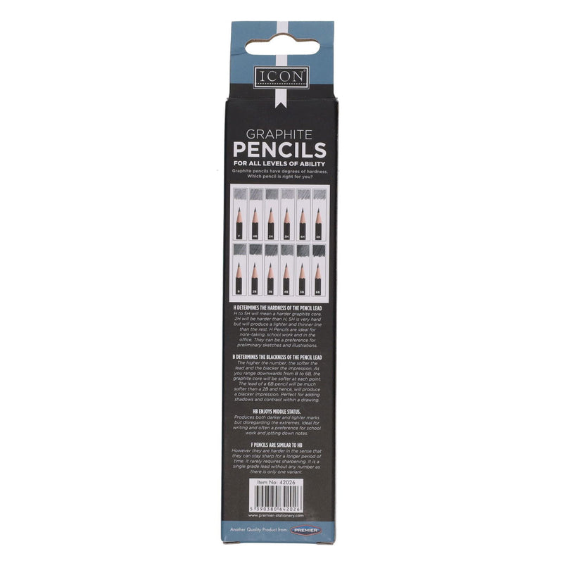 Icon Graphite Pencils - 6B - Box of 12
